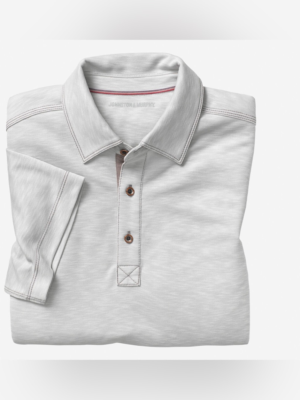 JOHNSTON & MURPHY men’s Vintage Slub Polo